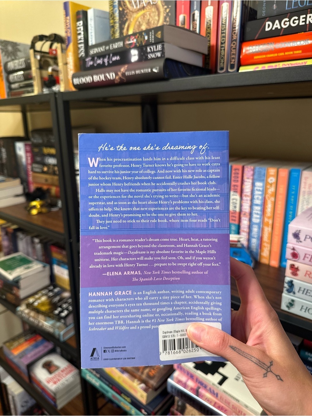 Daydream by Hannah Grace — Paperback Novel - Picture 2 of 2